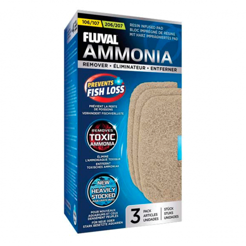 Eliminador amoniaco fluval serie 07