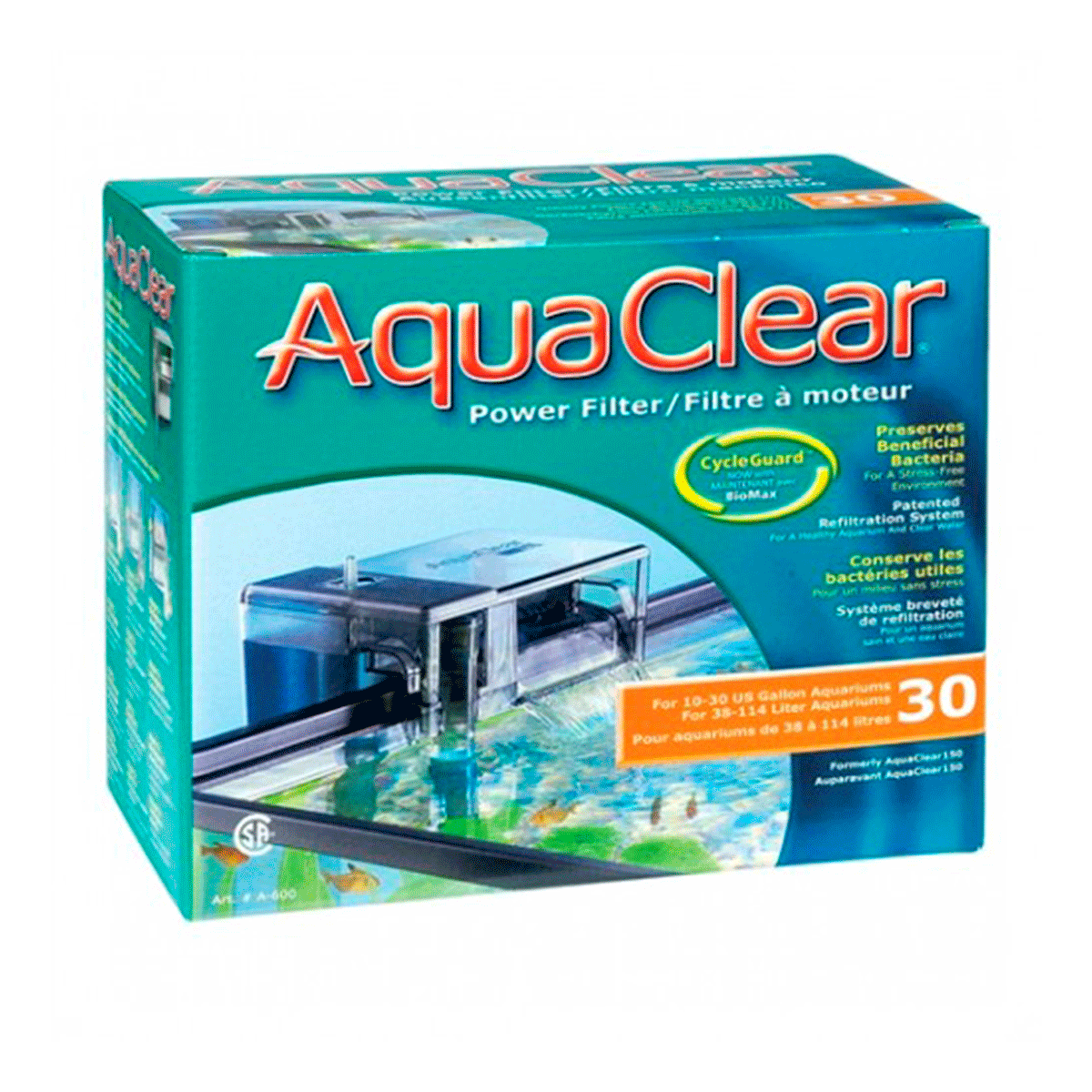 filtro aquaclear 30