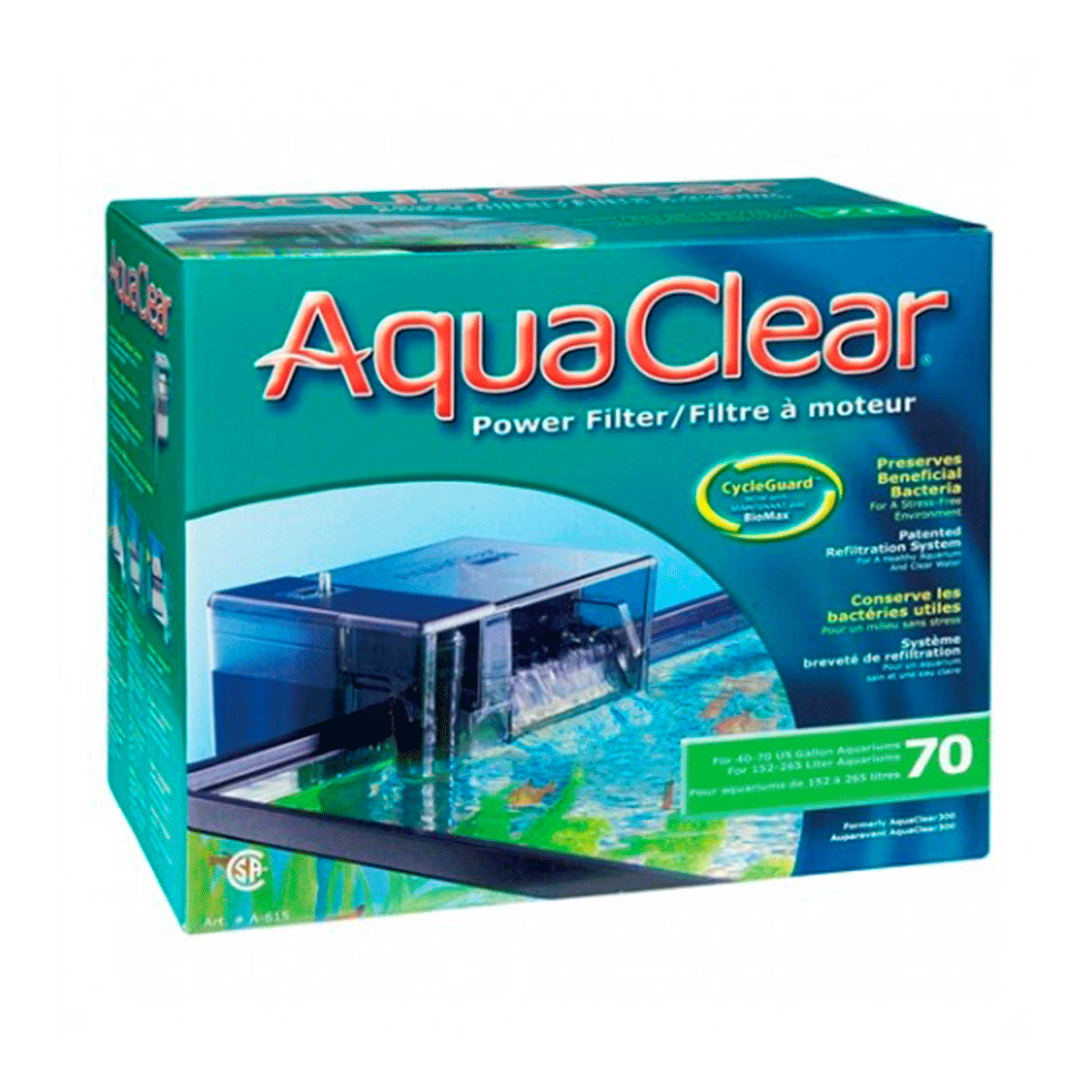 filtro aquaclear 70